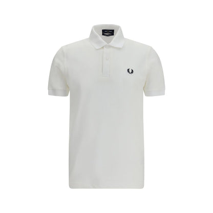 Fred Perry White Cotton T-Shirt