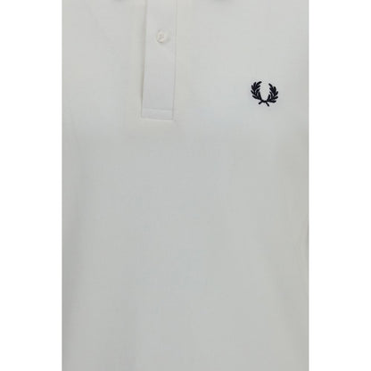 Fred Perry White Cotton T-Shirt