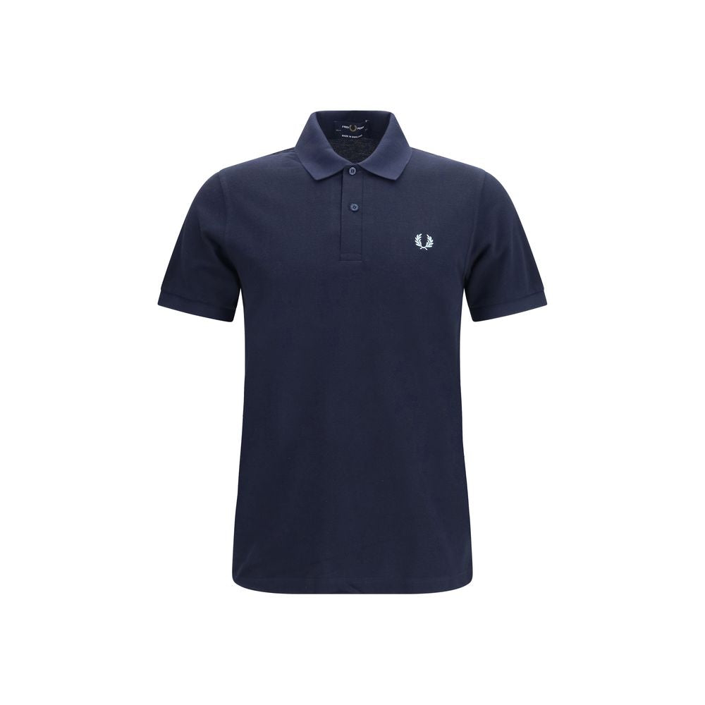 Fred Perry M3 Blue Cotton Piqué Polo T-Shirt