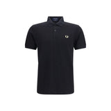 Fred Perry M3 Black Cotton Polo Shirt - Iconic Design Since 1952