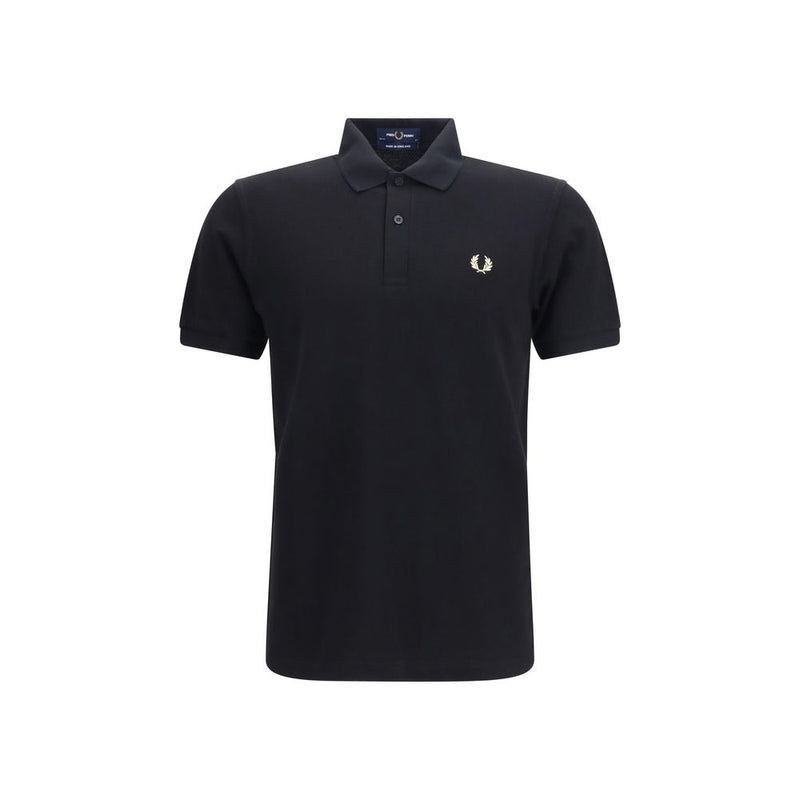 Fred Perry M3 Black Cotton Polo Shirt - Iconic Design Since 1952