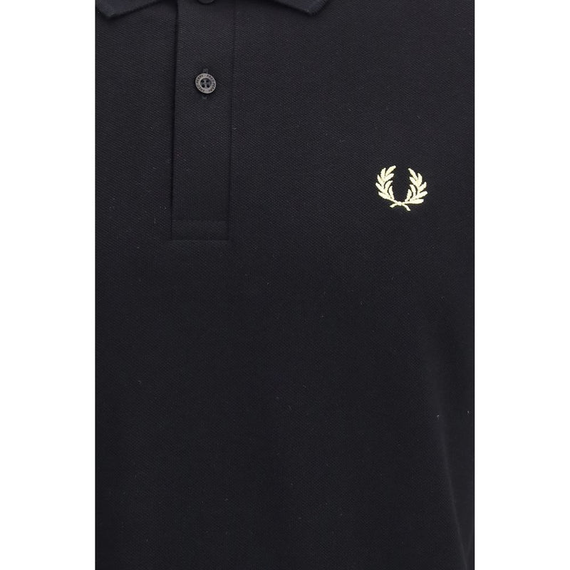 Fred Perry M3 Black Cotton Polo Shirt - Iconic Design Since 1952