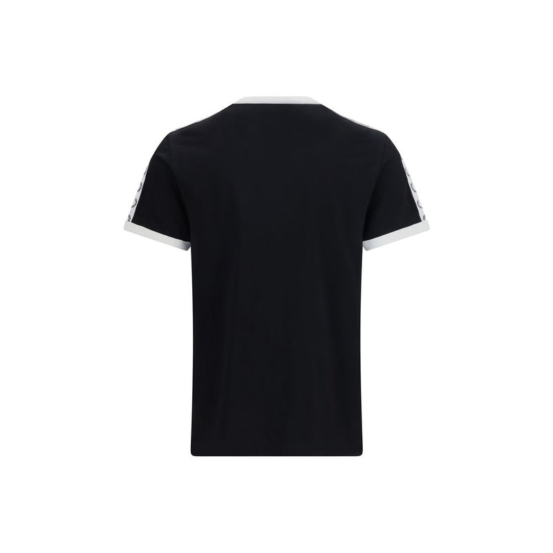 Fred Perry Black Cotton Ringer T-Shirt for Men