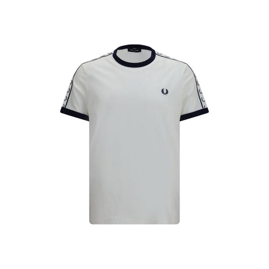 Fred Perry Ringer T-Shirt en Coton Blanc pour Homme