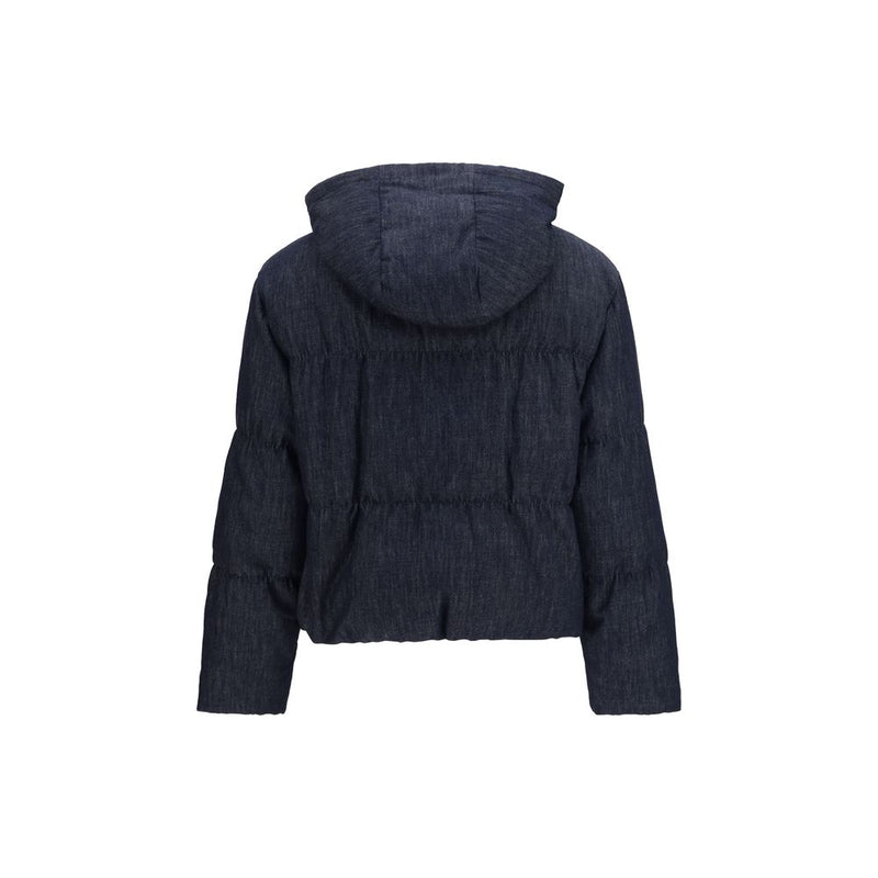 Brunello Cucinelli Blue Cotton Shell Jacket - Elegant & Comfortable