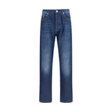 Brunello Cucinelli Blue Cotton Jeans Denim for Men