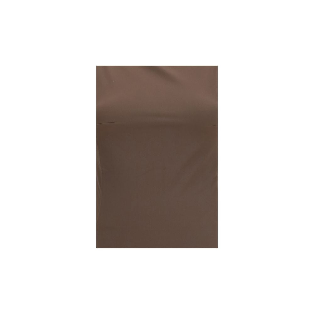 Maillot de bain une pièce en polyamide marron Jacquemus