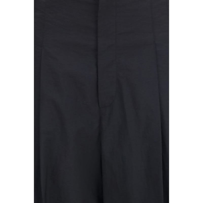 Brunello Cucinelli Black Cotton Casual Pants for Women