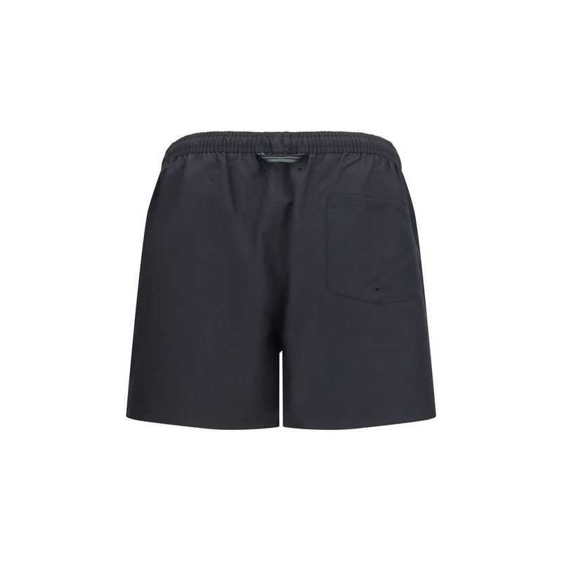 Fred Perry Black Recycled Polyester Swim Shorts