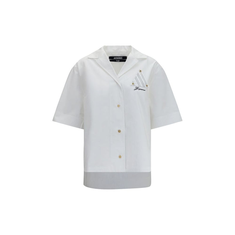 Jacquemus La Chemise Marin White Cotton Shirt