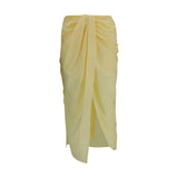 Jupe midi bicolore en polyester Jacquemus