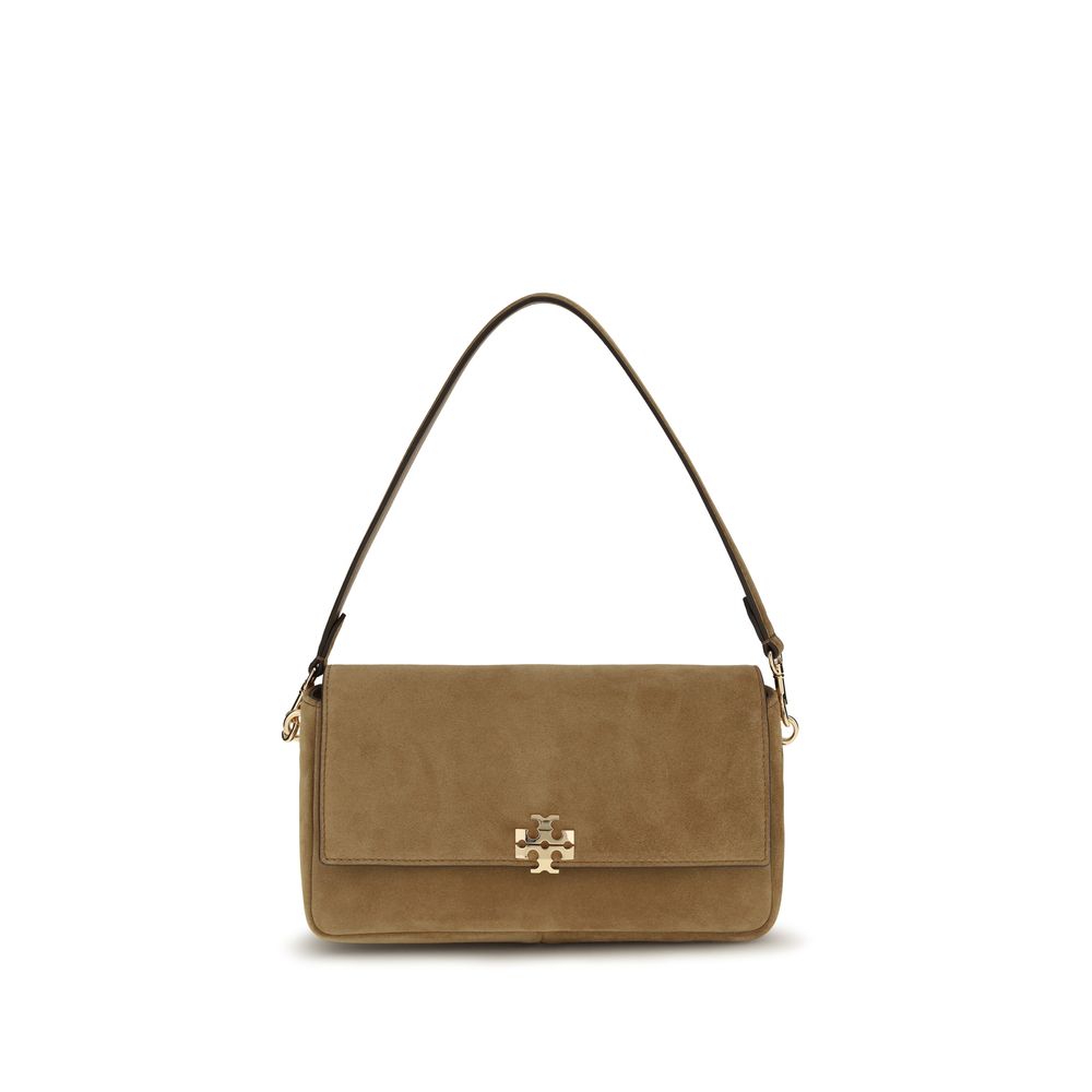 Tory Burch Charlie Mini Beige Leather Shoulder Bag