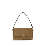 Tory Burch Charlie Mini Beige Leather Shoulder Bag