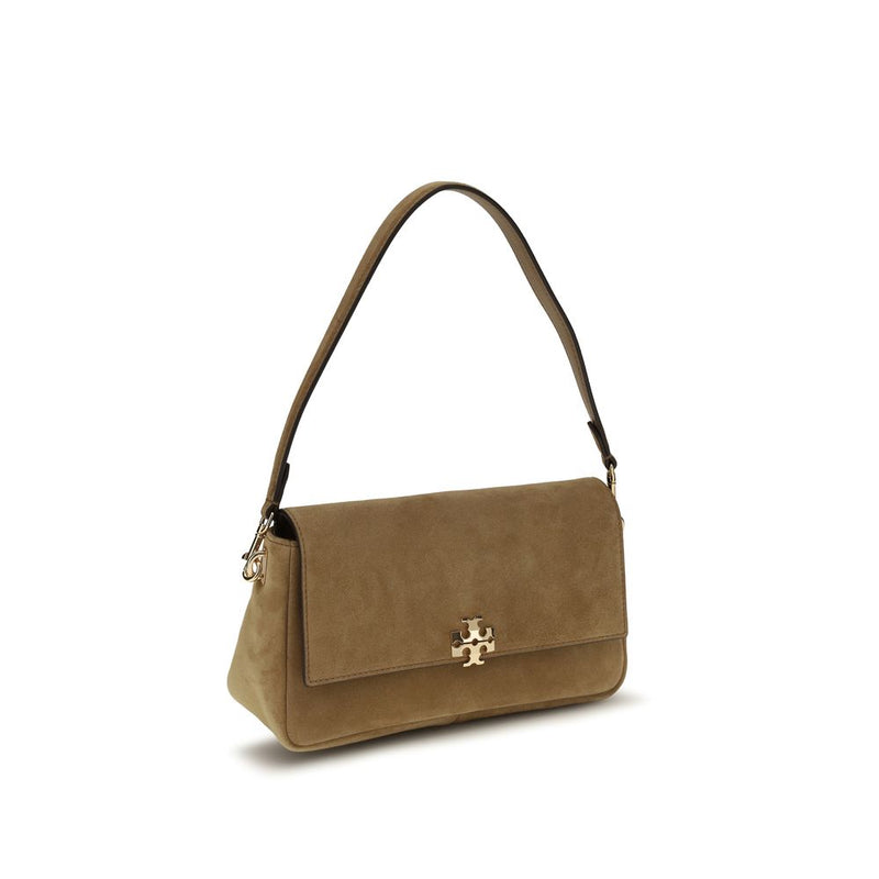 Tory Burch Charlie Mini Beige Leather Shoulder Bag