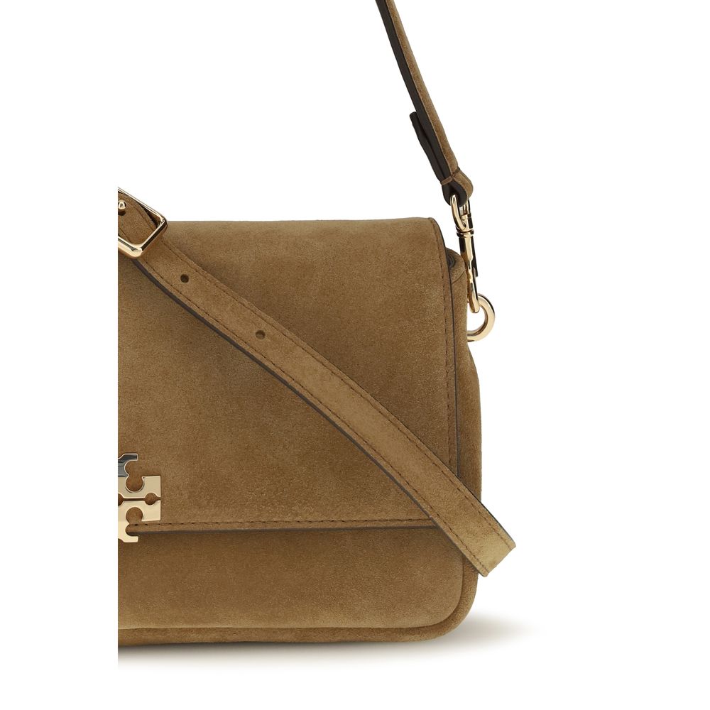 Tory Burch Charlie Mini Beige Leather Shoulder Bag