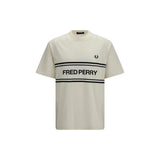Fred Perry Beige Cotton Sportswear T-Shirt for Men