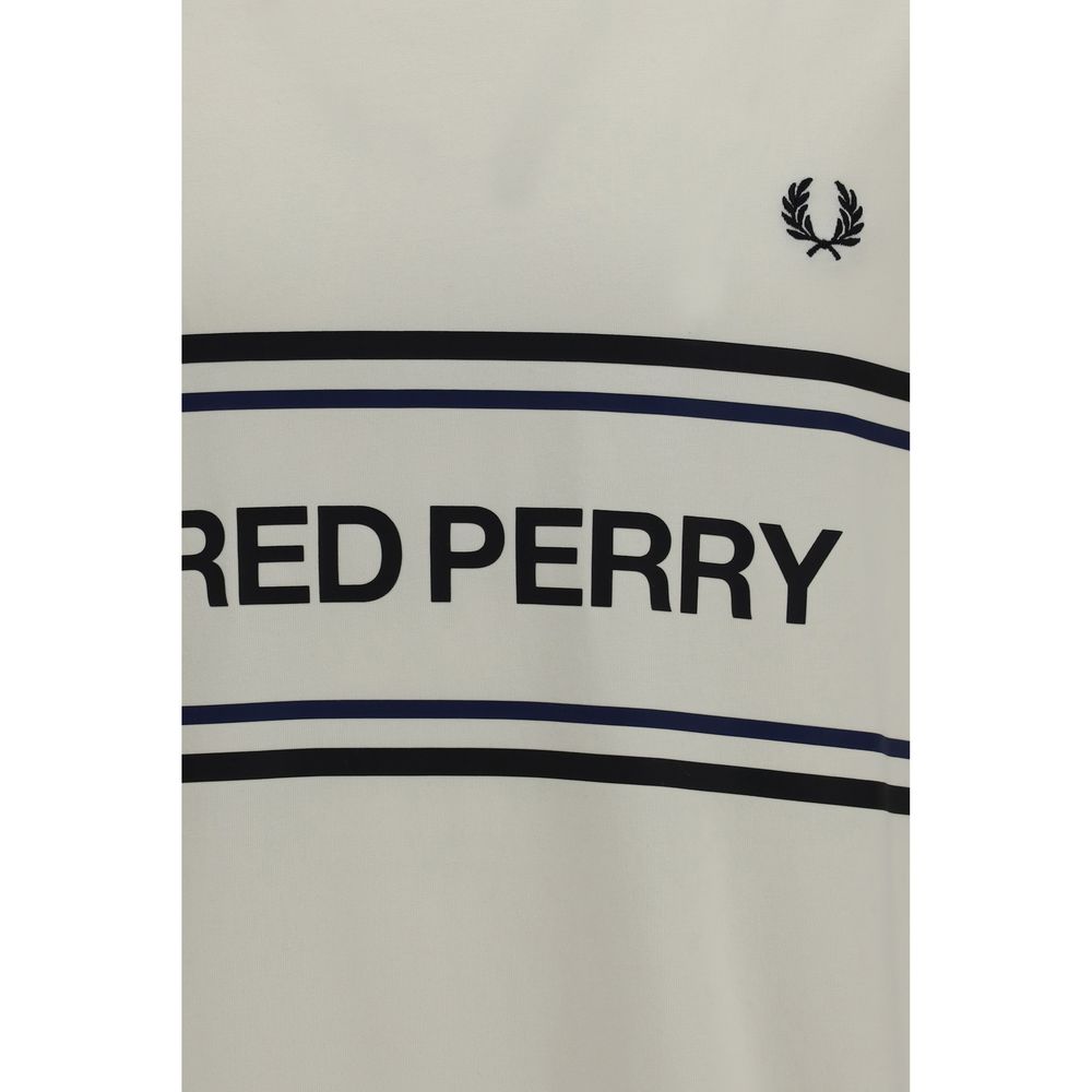 Fred Perry Beige Cotton Sportswear T-Shirt for Men