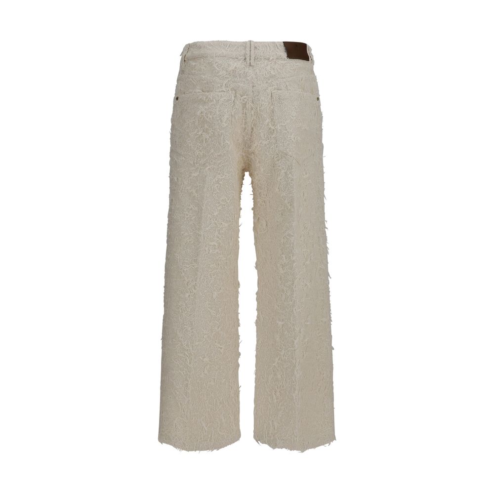 Brunello Cucinelli Beige Cotton Cropped Pants for Women