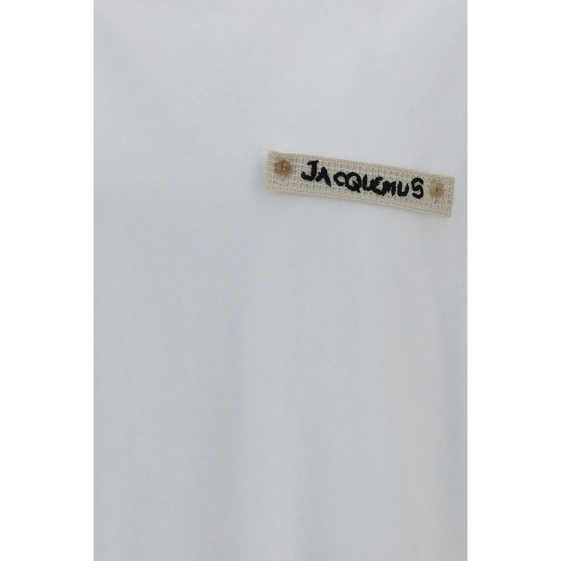 Jacquemus Plage White Cotton T-Shirt for Men