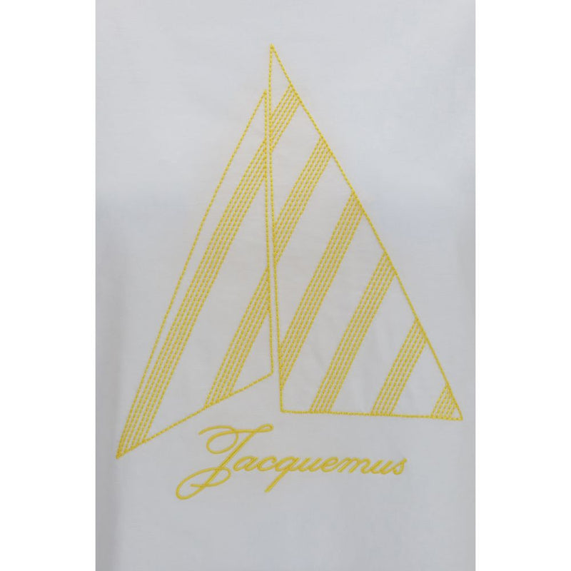 Jacquemus Voilier White Cotton T-Shirt for Women
