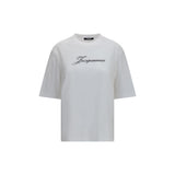 Jacquemus White Cotton T-Shirt
