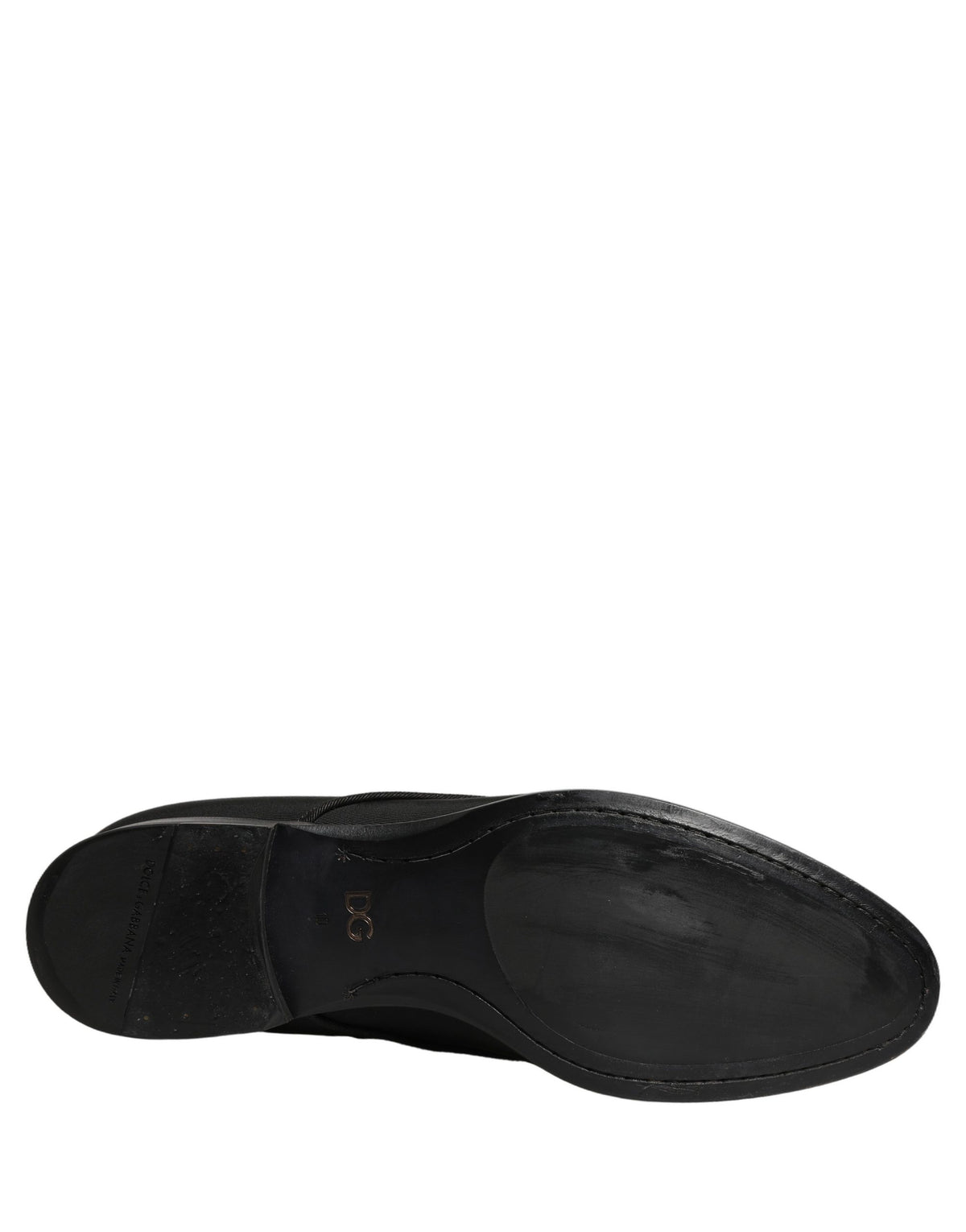 Dolce & Gabbana Black Suede Lace Up Derby Dress Shoes