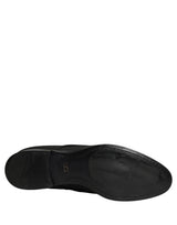 Dolce & Gabbana Black Suede Lace Up Derby Dress Shoes