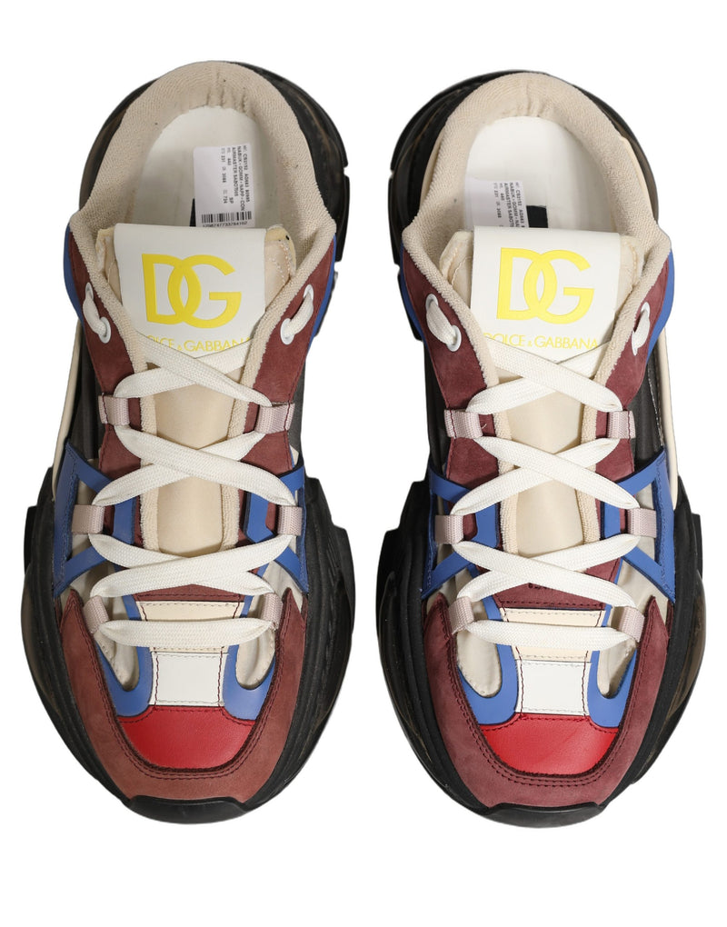 Dolce & Gabbana Multicolor Panelled Airmaster Sneakers