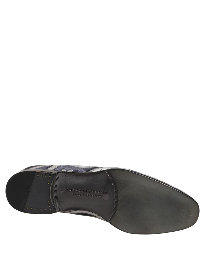 Dolce & Gabbana Multicolor Floral Tapestry Embroidered Loafers
