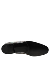 Dolce & Gabbana Multicolor Velvet Baroque Dress Loafers