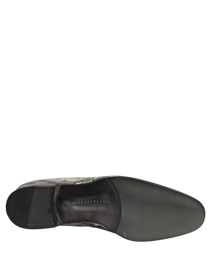 Dolce & Gabbana Multicolor Roman Slip On Dress Loafers