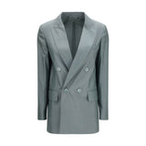 Max Mara Bicolor Wool Oves Aries Blazer