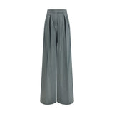 Max Mara Bicolor Wool Oves Aries Casual Pants