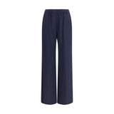 Max Mara Blue Wool Oves Aries Casual Pants
