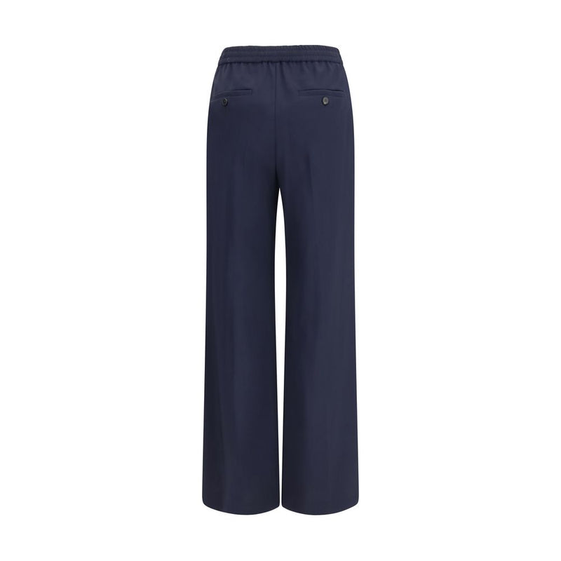 Max Mara Blue Wool Oves Aries Casual Pants