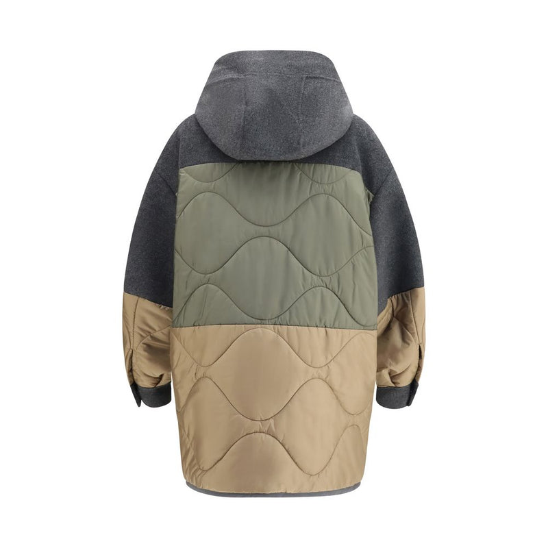 Max Mara Gray Wool Oves Aries Shell Jacket