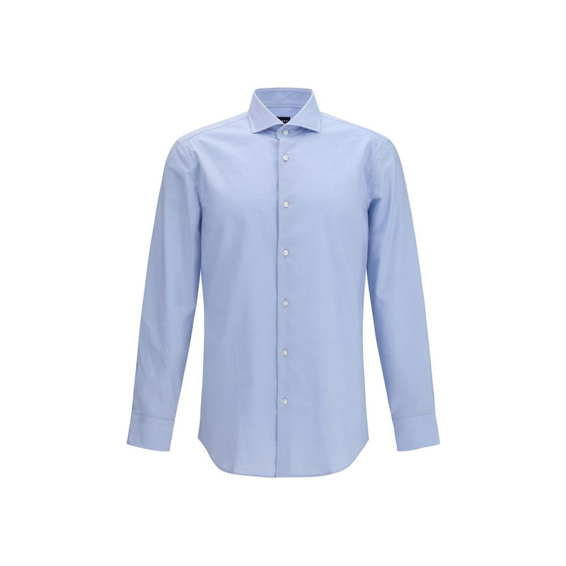 Chemise Hugo Boss Black bleue en coton