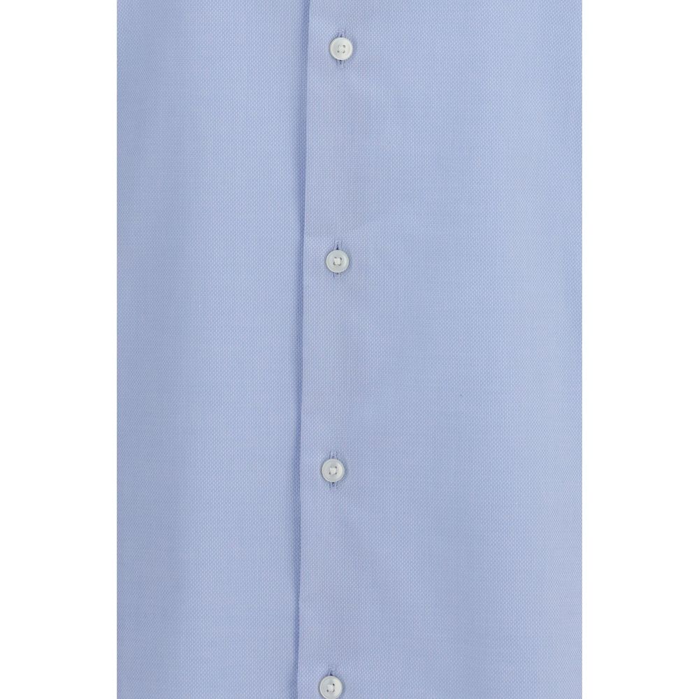 Chemise Hugo Boss Black bleue en coton