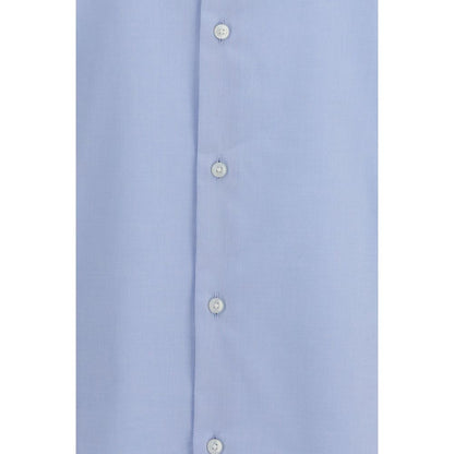 Hugo Boss Black Blue Cotton Dress Shirt