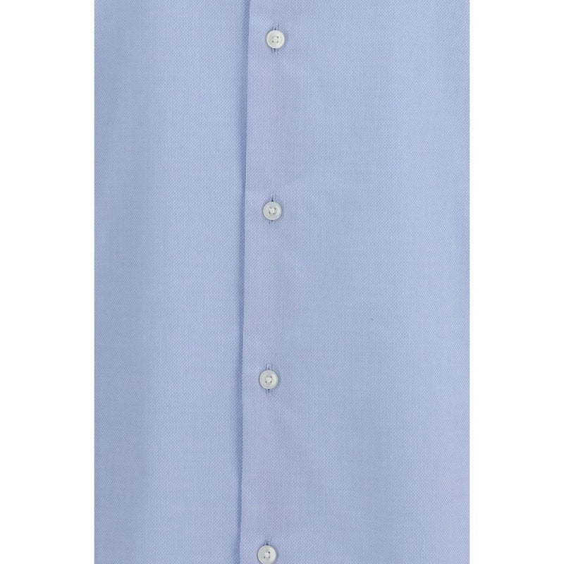 Chemise Hugo Boss Black bleue en coton