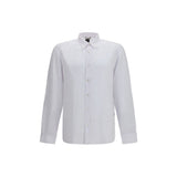 Chemise en lin blanche et noire Hugo Boss