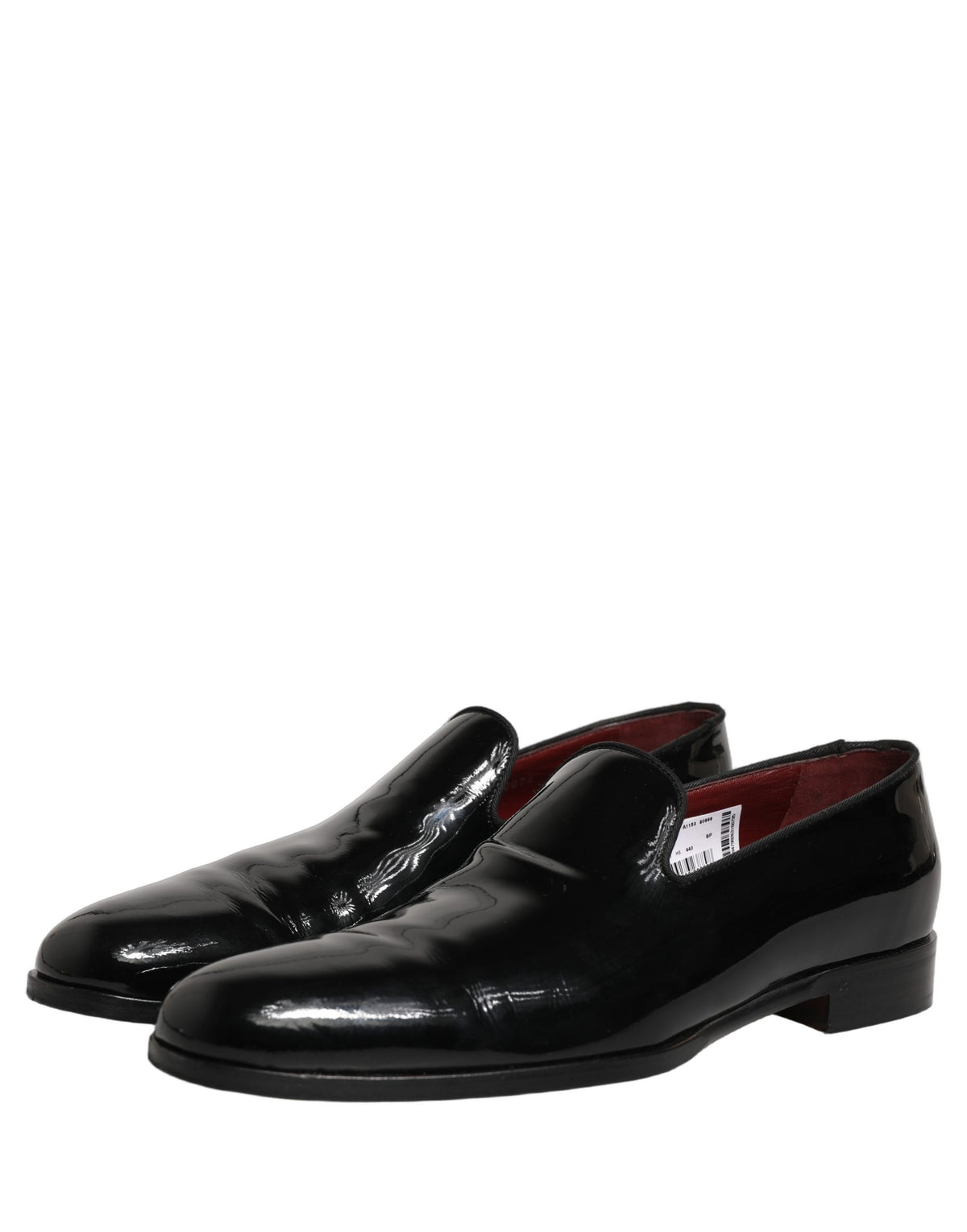 Dolce & Gabbana Black Patent Leather Men’s Dress Loafers