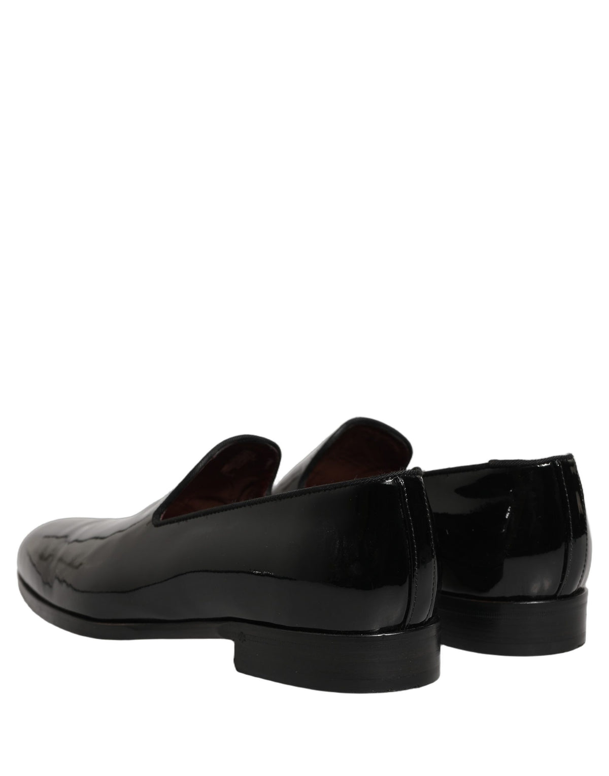 Dolce & Gabbana Black Patent Leather Men’s Dress Loafers