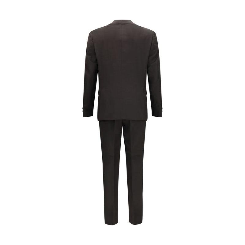 Hugo Boss Black Gray Wool Oves Aries Two-Piece Suit