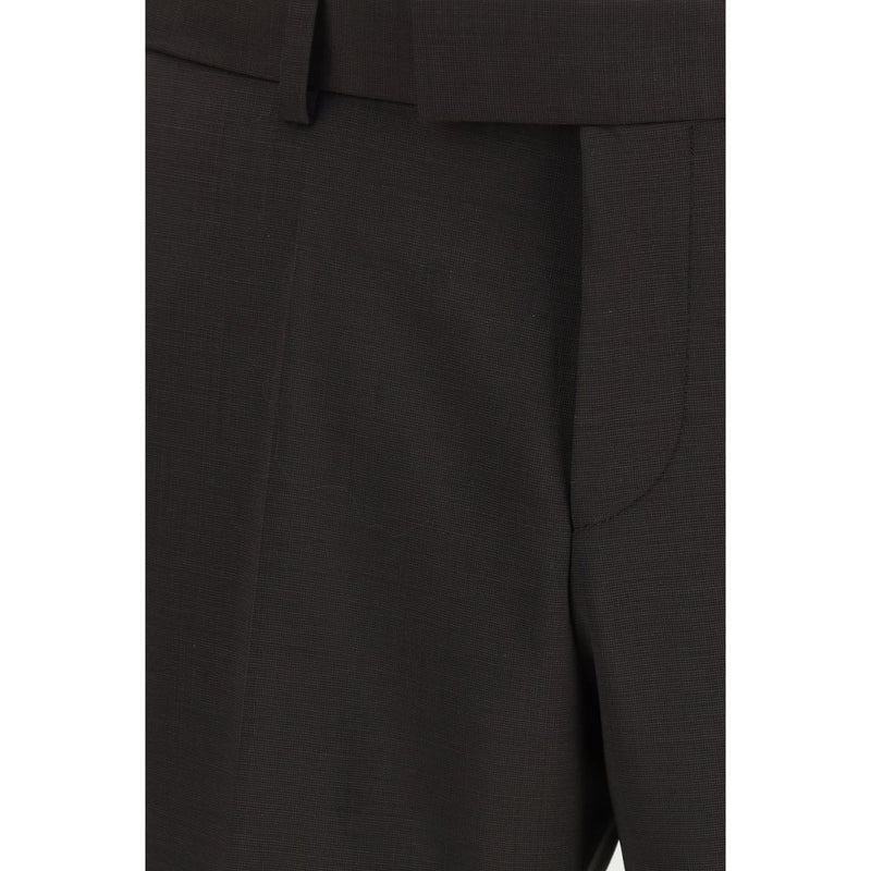 Hugo Boss Black Gray Wool Oves Aries Two-Piece Suit