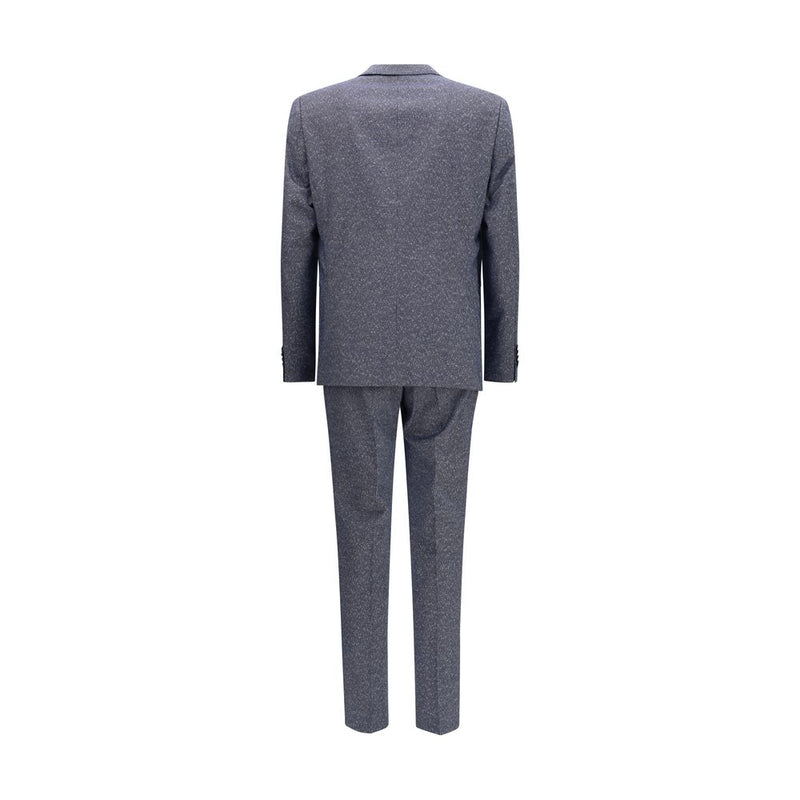 Hugo Boss Black Blue Viscose Two-Piece Suit - IT58 | 4XL