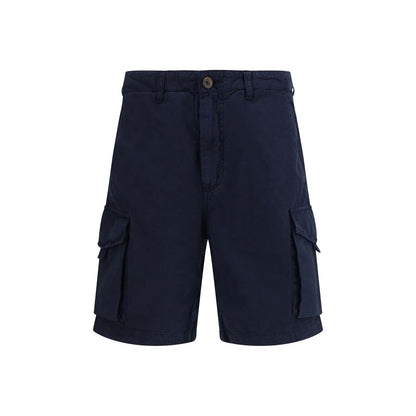 Sebago Blue Cotton Bermuda Shorts