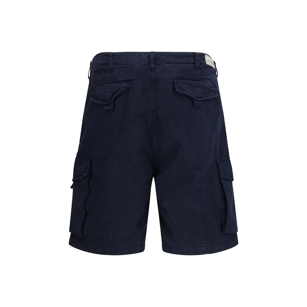 Sebago Northfield Blue Cotton Bermuda Shorts for Men