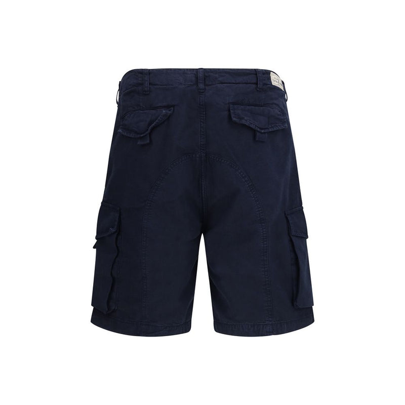Sebago Northfield Blue Cotton Bermuda Shorts for Men