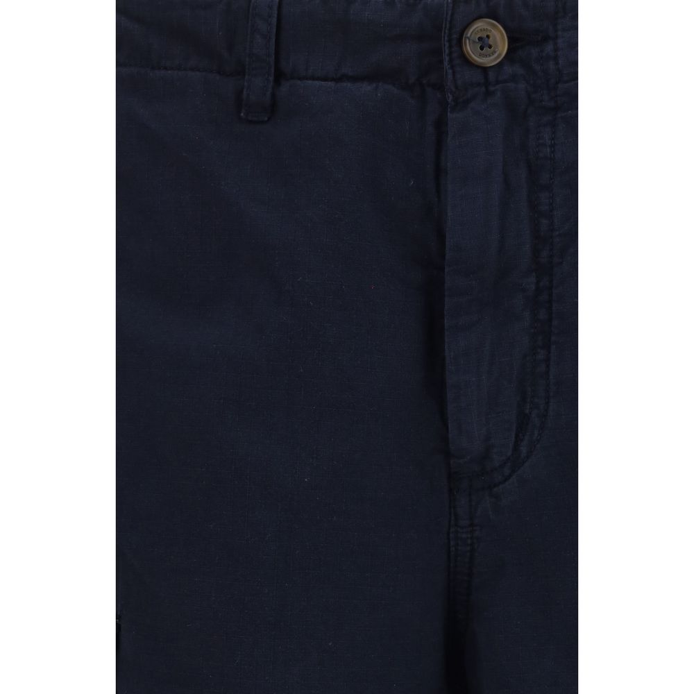 Sebago Northfield Blue Cotton Bermuda Shorts for Men